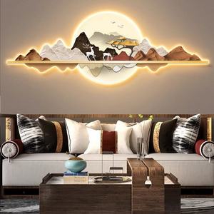 Venta Directa de Fábrica, Arte Decorativo para Paisajes, Impresión UV para Decoración del Hogar, Pintura Acrílica de Paisajes, Arte de Pared con Luces LED - Product Image 3