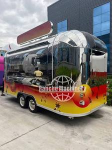 Camion de restauration mobile entièrement équipé en acier inoxydable, pour la vente rapide de glaces, résistant à la rouille, garantie de 2 ans, chariot de rue personnalisé - Product Image 2