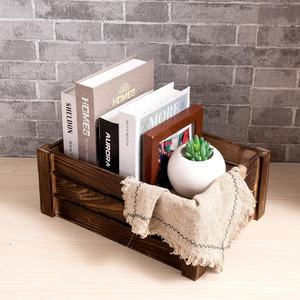 סט מלבן חום כפרי הסיטונאי 3 עץ מקנן תירס קיצוץ - Product Image 4