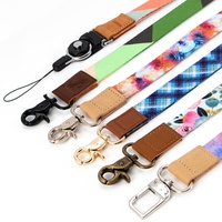 Correas Personalizadas Promocionales de Anime, Impresas por Sublimación, de Poliéster para el Cuello, Porta Tarjetas de Identificación con Logotipo Personalizado