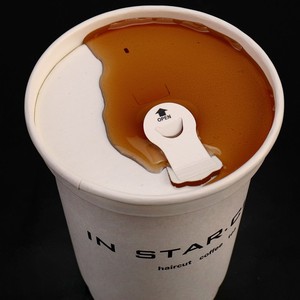 YBLPAK Couvercle en papier personnalisé avec logo, écologique, jetable, en bagasse de canne à sucre, 80mm/90mm, de qualité alimentaire, pour gobelet à café (dôme/<span class=keywords><strong>plat</strong></span>) - Product Image 5