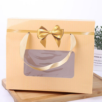 Boite à fleurs personnalisée à fermeture avec ruban, coffret cadeau de haute qualité à fenêtre propre