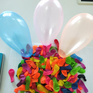 100% Nature Latex plastique 3 "jouet ballons/balons mat magique Qualatex haute qualité pas cher néon perle ballons d'eau remplissage rapide - Product Image 4