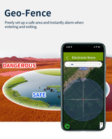Localisateur GPS en temps réel Traqueur anti-perte Vache Bovins Moutons Cheval Étanche IP67 Fonction d'alarme Android 4G Traqueur GPS géo-clôture