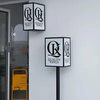 DakeSign Factory Wholesale Custom Slim LED Double Sided Light Box Magnetic Menu Board IPX6 Coffee Shop Car Hospitals Companies