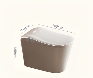 LAKOO Toilette Intelligente Moderne avec Lavage Frontal Féminin, <span class=keywords><strong>WC</strong></span> Intelligent au Design Courbé Élégant avec Télécommande Sans Fil pour Maison/Hôtel - Product Image 3