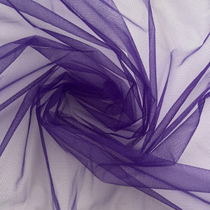 하이 퀄리티 경량 얇은 명주 그물 메쉬 패브릭 부드러운 늑골 트리코 니트 반짝이 얇은 명주 그물 결혼식 및 파티 장식 - Product Image 3