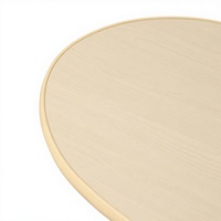 Ensembles de meubles pour enfants de maternelle en forme de demi-lune au design moderne, faible MOQ, table et chaise pour l'école et la salle de bain