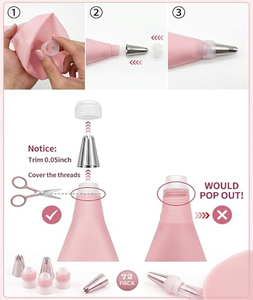 Customized Logo Wholesale <b>Cake</b> Decorating Tools Set OEM ODM Piping Nozzle Icing Tips Baking <b>Kit</b> - Product Image 4