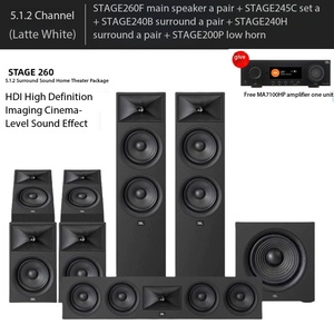 JBN STAGE260 Sistema de Audio Profesional 5.1.2 para Cine en Casa, Kit de Altavoces para Sala de Estar/<span class=keywords><strong>TV</strong></span>/Cine, Combo de Amplificador y Altavoces - Product Image 3