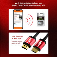 Câble HDMI haute vitesse 4K60Hz 18Gbps à connecteurs plaqués or, très vendu, pour moniteur de jeu, téléviseur, Xbox, PS5