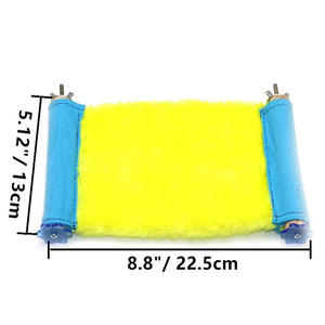 V362 Vente en gros Personnalisable Nid d'oiseau en peluche, Lit hamac, Jouet pour <span class=keywords><strong>hamster</strong></span>, Maison suspendue chaude et confortable, Accessoires de cage pour petits oiseaux - Product Image 2