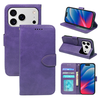 Nouvelles housses de téléphone portable design pour iPhone 18 Pro, 16, 16e, 15 Plus, 14, 13, iPhone 17 Pro Max – Étui portefeuille en cuir professionnel