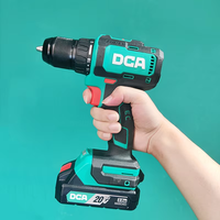 Perceuse-visseuse sans fil DCA-2055T efficace 20V, tournevis électrique rechargeable 2.0Ah pour des tâches polyvalentes