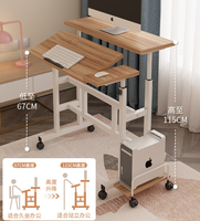 Escritorio de Oficina Plegable, Mesa de Escritorio Ajustable con Muebles de Estudio, Estación de Trabajo Moderna, Escritorios de Oficina