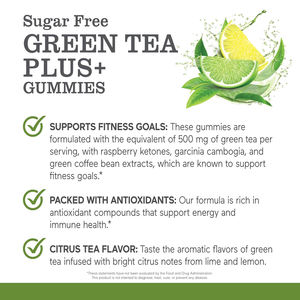 Gummies au thé vert Keto avec cétone de framboise, Garcinia Cambogia, Guarana et grains de café vert pour soutenir la perte de poids chez les femmes et les hommes - Product Image 4