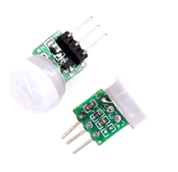 Détecteur de mouvement infrarouge pyroélectrique miniature AM312 DC 2,7-12V, détecteur automatique de corps humain, module numérique intelligent
