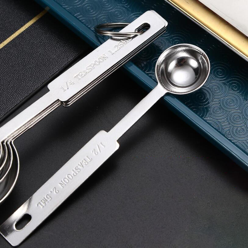 ステンレス鋼計量スプーン4個セット1/4tsp 1/2tsp 1tspキッチン