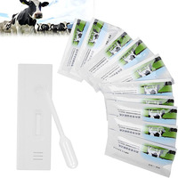Tiras de prueba de orina de vaca para animales, papel de prueba de diagnóstico de embarazo temprano, bovinos desechables
