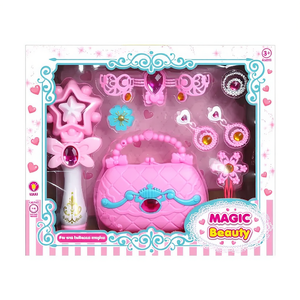<b>Magic</b> Plastic Beauty Toy <b>Set</b> with Flashing Features Pink Handbag Accessories for Girls 4-6 Years Italy - Product Image 3