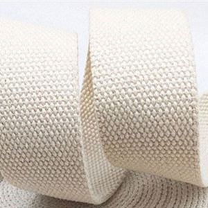 สายสะพายไหล่ผ้าฝ้ายเนื้อหนาสีธรรมชาติสีดำ สายรัดผ้าฝ้ายหนาสำหรับกระเป๋าโท้ท อุปกรณ์เสริมสำหรับเสื้อผ้า - Product Image 3