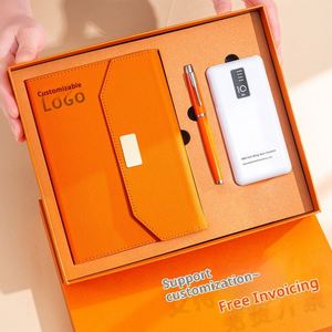Coffret Cadeau d'Entreprise en Cuir PU Rigide 2026 avec Carnet, Stylo et Batterie Externe 20000mAh - Product Image 2