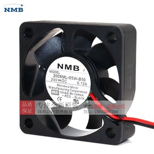 พัดลมระบายความร้อน NMB รุ่น 2006ML-05W-B50 24V DC แบบไร้แปรงถ่าน สำหรับอุปกรณ์อิเล็กทรอนิกส์ - Product Image 1