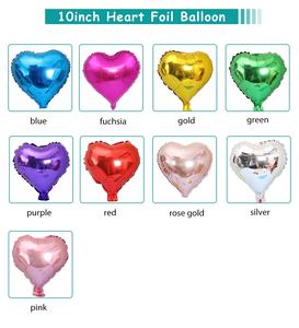 Globo de <span class=keywords><strong>Aluminio</strong></span> en Forma de Corazón Grande de 10" 18" <span class=keywords><strong>para</strong></span> Decoración de Fiestas con Helio, Color Blanco, Rojo y Rosa, <span class=keywords><strong>para</strong></span> el Día de San Valentín, Día de la Madre - Product Image 6