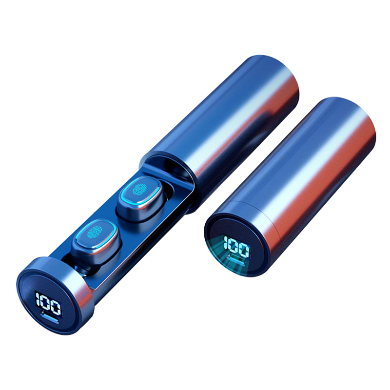 Новинка 2022, беспроводная мини-гарнитура с длительным режимом ожидания, цилиндрические наушники-вкладыши, водонепроницаемые спортивные наушники-вкладыши с шумоподавлением