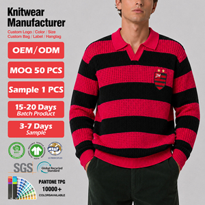 Maglione da Uomo Personalizzato con LOGO, Pullover Invernale con Patch <span class=keywords><strong>Ricamate</strong></span>, Maglieria Casual, Jersey Lavorato a Maglia, Maglione all'Uncinetto per Uomo - Product Image 5