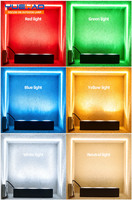 Lumière LED pour rebord de fenêtre en aluminium 6W~45W, IP65 étanche, diffuseur en verre trempé, dimmable, pour la décoration extérieure des façades de bâtiments