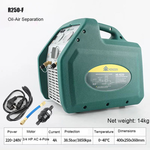 Máquina de Recuperación de <span class=keywords><strong>Refrigerante</strong></span> Hongsen R250/500-F (Unidad de Doble Cilindro con Separación de Aceite y <span class=keywords><strong>Gas</strong></span>) - Product Image 2