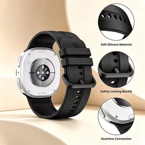 Correas para <span class=keywords><strong>Samsung</strong></span> Galaxy Watch 9 40mm 44mm, Correa Deportiva de Silicona sin Espacios para Galaxy Watch 9 8 40mm 44mm - Product Image 3