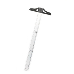 Regla Cuadrada Transparente en Forma de T de 75 cm, de Plástico, Métrica, Removible y Precisa - Product Image 3