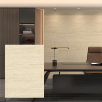 Panel de pared de PVC Spc con diseño geométrico moderno, panel de pared interior impermeable para cocina y baño