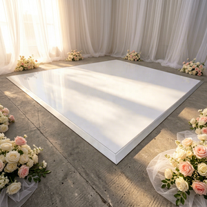 Plancher de danse moderne en contreplaqué blanc brillant de qualité supérieure pour mariages, banquets, fêtes, extérieur, écoles, hôtels – Vente directe usine, offre spéciale - Product Image 1