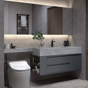 Made in China High End Top Bathroom Furniture <b>with</b> Bagno Cabinet Luxury Bathroom Sink <b>Vanity</b> - Product Image 3