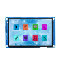Interfaz hombre-máquina de 4,3/5/7/10 pulgadas, pantalla de puerto serie Modbus, configuración en la nube MQTT, HMI remoto C070AL