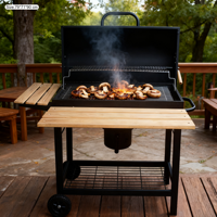 Barbecue à gaz Kamado, Grill de jardin et de piscine, Barbecue extérieur au charbon et au gaz, Machine à barbecue