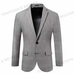 Setelan Pria Peaked Lapel Double Breasted, setelan Prom besar dan tinggi, jaket tuksedo pengantin pria, pakaian mantel celana ukuran Plus 2 potong - Product Image 6