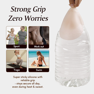 Pasties núm vú Bìa Silicone vú Áo ngực dính trên áo ngực quây backless vô hình đẩy lên dính áo ngực cho phụ nữ sexy Dresses - Product Image 3