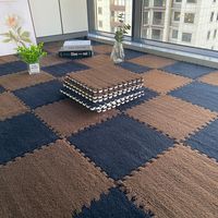 Tapis Lavable Carré de Haute Qualité en Gros, Moquette Douce et Poilue en Mousse, Tapis de Sol Chaud pour Bébé et Enfant à Domicile