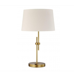 White Color Gourd Shape Ceramic <b>Lamp</b> <b>Base</b> <b>Table</b> <b>Lamp</b> with Chrome Finished <b>Base</b> USB Function for Hotel Bedside <b>Lamp</b> - Product Image 3