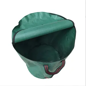 Tea packaging weed leaf storage bag collapsible loose leaf collector and lawn garden bag