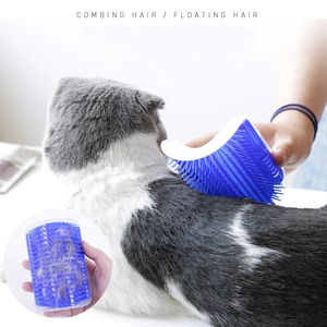 Peines de masaje para gatos de bajo costo, peluqueros profesionales sostenibles para depilación de mascotas, peines de esquina de pared de ABS suave - Product Image 4