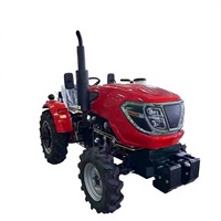 Precio de Tractores en China, Venta al por Mayor de Tractores Compactos de Cuatro Ruedas 4x4 de 50hp y 60hp para Granjas y Jardines