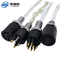 Connecteur aérospatial haute intensité pour eaux profondes, prise étanche, connecteur sous-marin 2 broches mâle/femelle, norme IP68