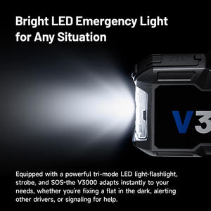 Arrancador de Baterías Portátil TOPDON V3000 3000A 9L Gasolina 7L Diésel, Potente Arrancador de Coches, Cargador de Baterías de Coche, 24000 mAh - Product Image 5