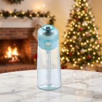 Bouteille d'eau sportive avec capsules de parfum aromatisées aux fruits pour le bureau, les activités de plein air, les adultes, prête à être expédiée