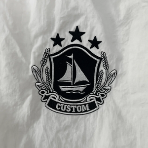 Custom Joggers Manufacturers Embroidery Heavyweight Baggy Nylon Track Pants DTG Printing Streetwear Stacked Sweatpants - Product Image 3